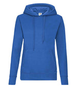 Fruit of the Loom Classic Lady Fit Hooded Sweatshirt Royal Blue