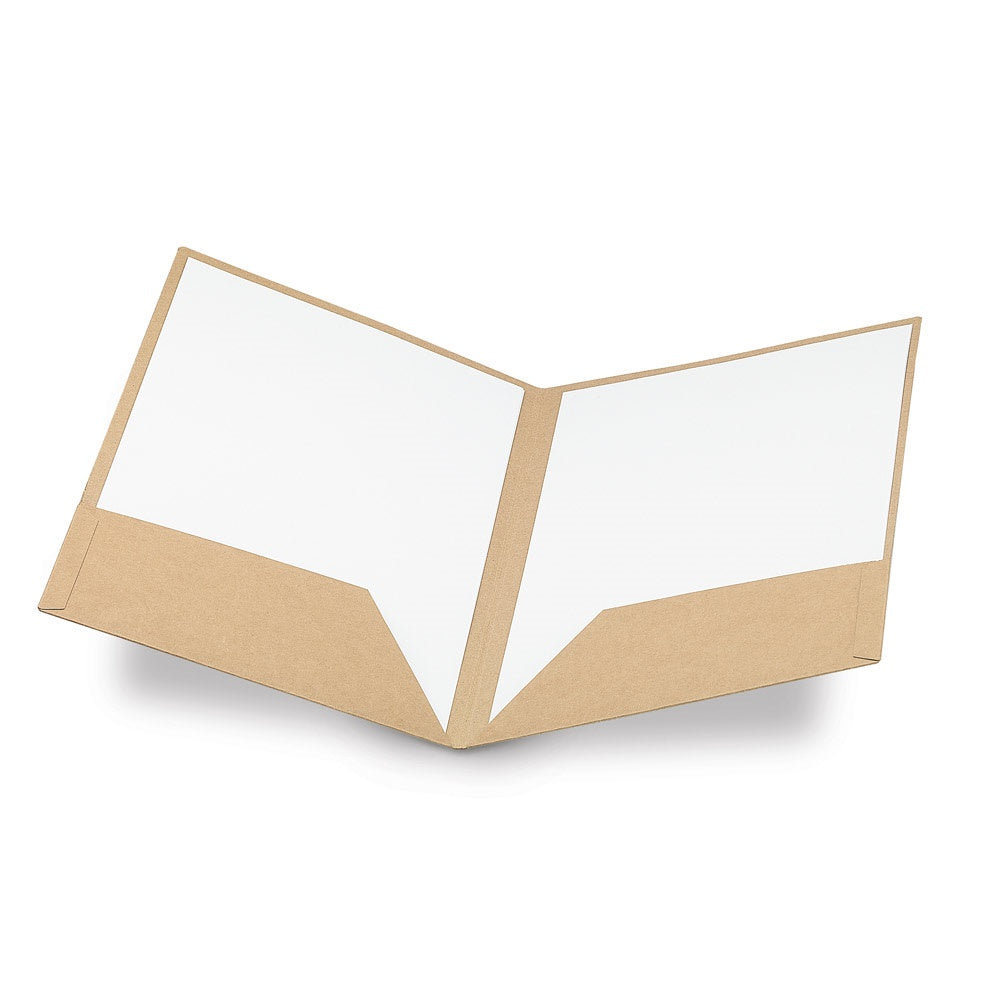 PUZO. A4 Kraft paper document folder (400 g/m²)