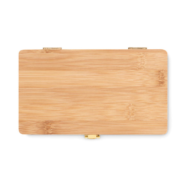 Branded 21 pcs tool set in bamboo case