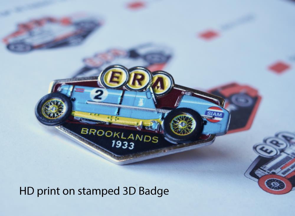 3D High Definition Printed Metal Badge (40mm)