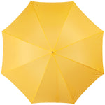 Lisa 23" auto open umbrella with wooden handle Yellow