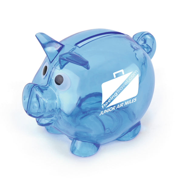 Piglet Bank Mini Single Slot Translucent piggy bank