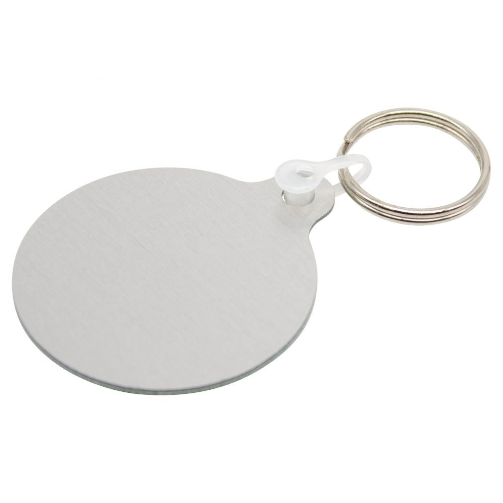 Branded Stainless Steel Keyring (UK Made: Bespoke)