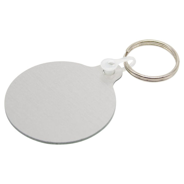 Branded Stainless Steel Keyring (UK Made: Bespoke)