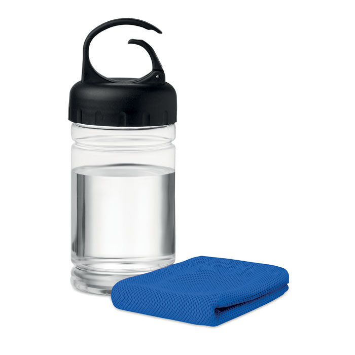 Branded Cooling towel in PET bottle