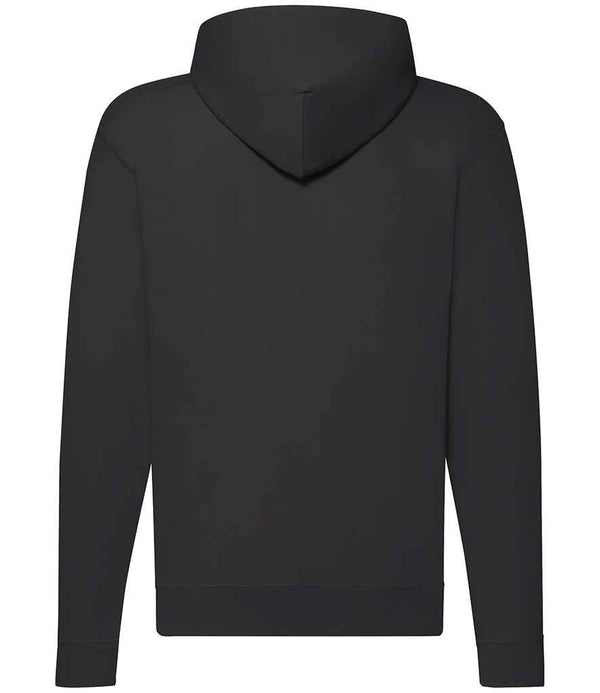 Fruit of the Loom Classic Zip Hooded Sweatshirt Black