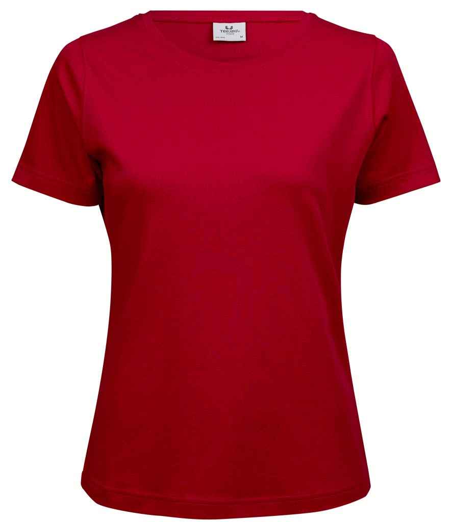 Tee Jays Ladies Interlock T-Shirt Red