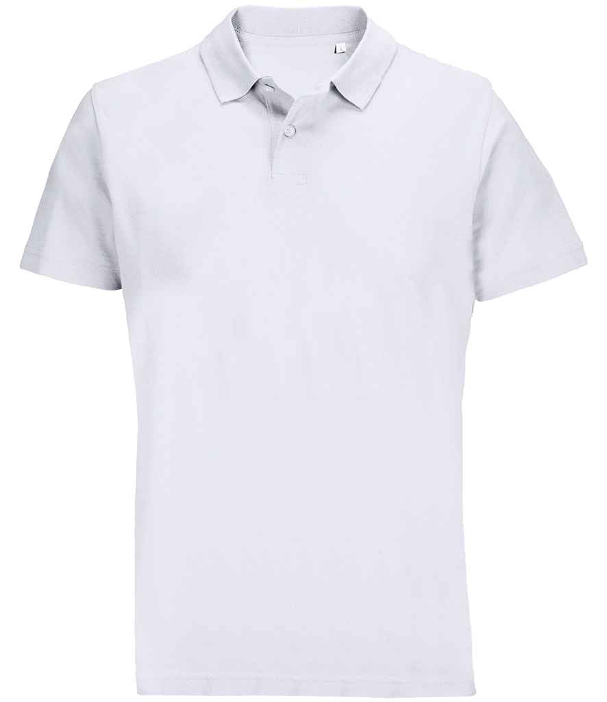 SOL'S Unisex Pulse Twin Piqué Polo Shirt White