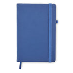 Branded Recycled PU A5 lined notebook
