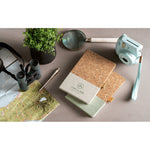 Klee A5 Cork and Linen Notebook Blue