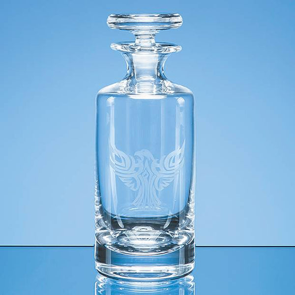 Branded 0.15ltr Handmade Round Mini Decanter