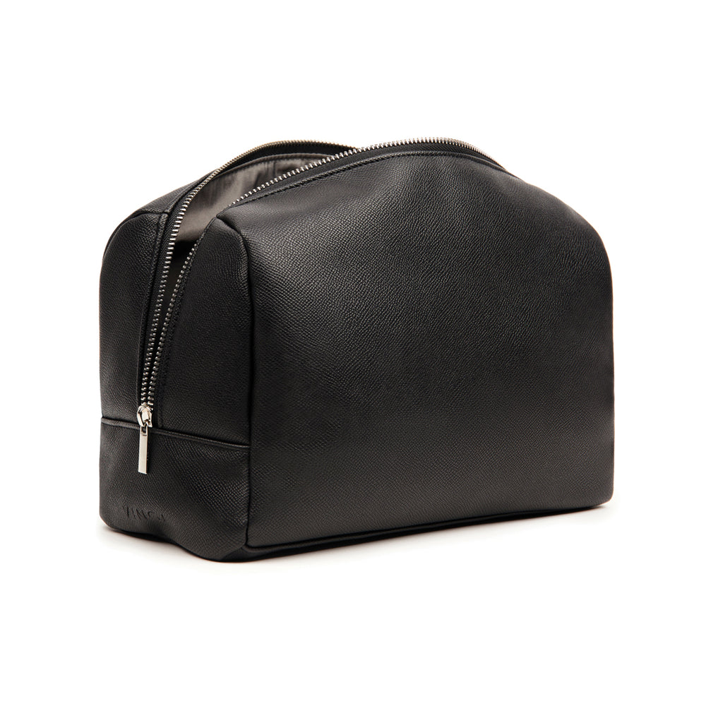 Branded VINGA Bermond RCS recycled PU toiletry bag