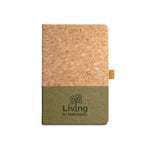 KLEE. A5 notebook in cork and linen with lined sheets