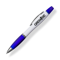 Blue Curvy Duo Highlighter Pen
