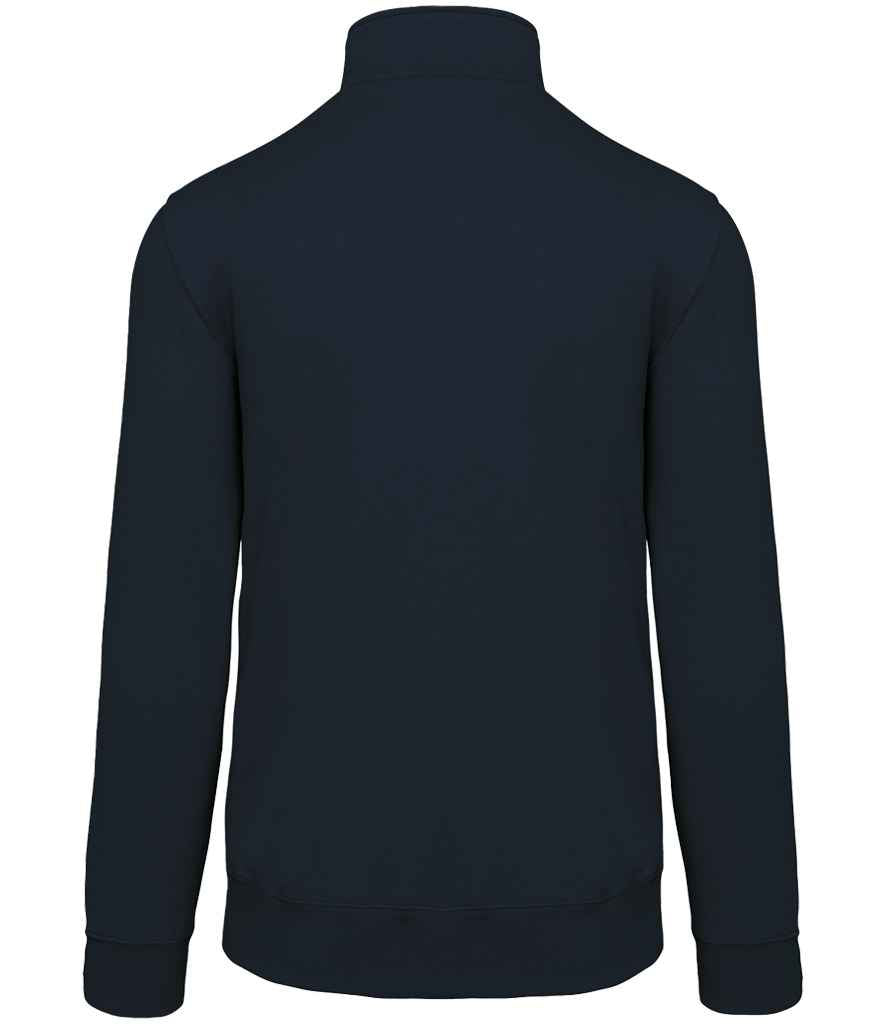 Kariban Zip Neck Sweatshirt Navy