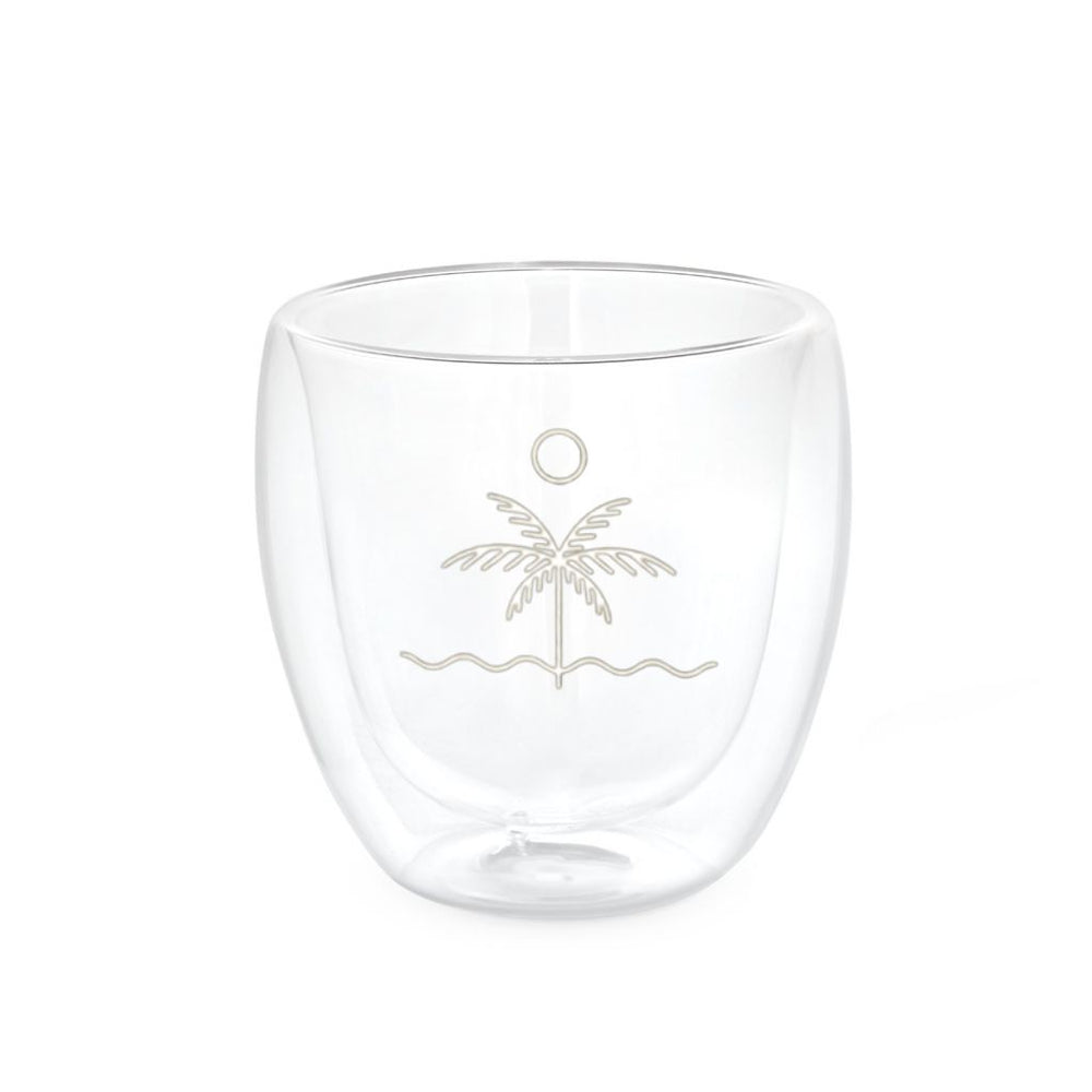AMERICANO. Isothermal glass cup 220 mL