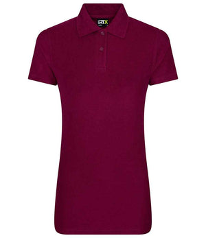 Pro RTX Ladies Pro Piqué Polo Shirt Burgundy