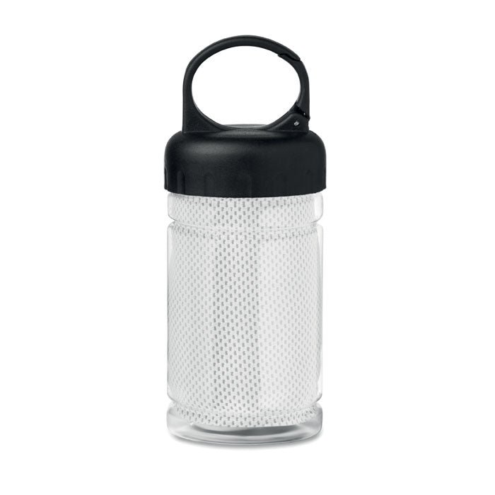 Branded Cooling towel in PET bottle