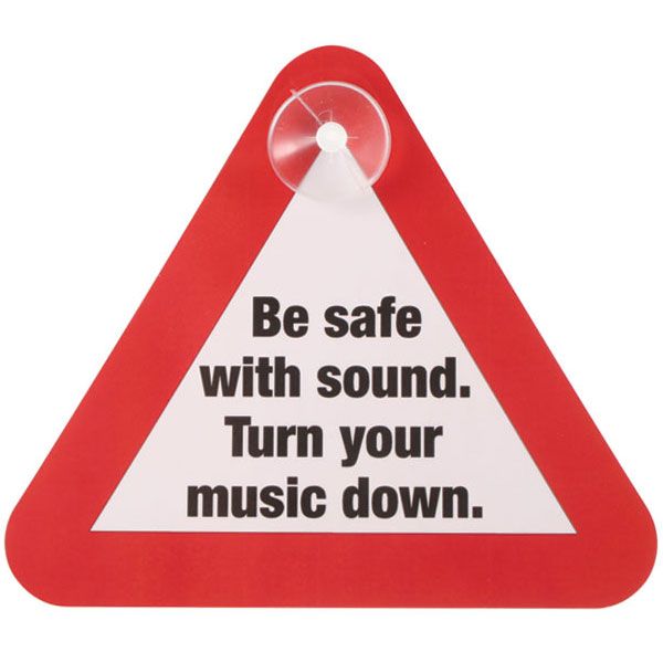 Laminated Card Sign with Suction Cup