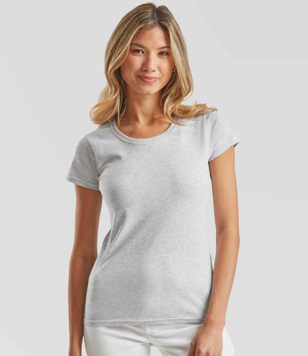 Fruit of the Loom Lady Fit Original T-Shirt Heather Grey