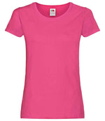 Fruit of the Loom Lady Fit Original T-Shirt Fuchsia