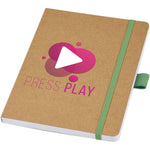 Branded Berk recycled paper notebook
