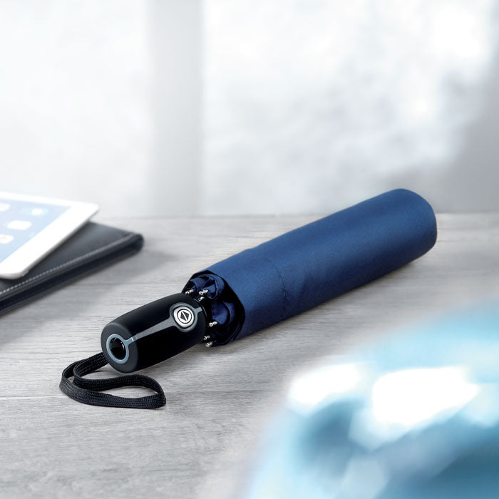 Luxe 21inch windproof umbrella Blue