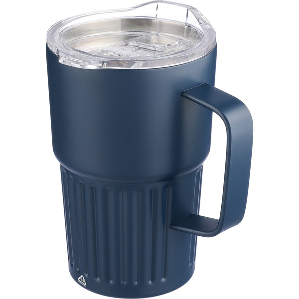 The Calo - Recycled stainless steel double walled travel mug (450ml)