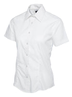 Branded Ladies Poplin Half Sleeve Shirt