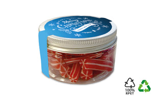 Festive Pot of Candy Cane Chews