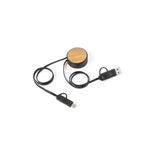 RUBINS. ABS and bamboo 5-in-1 retractable handle