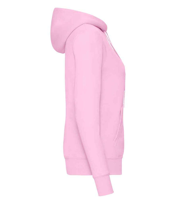 Fruit of the Loom Classic Lady Fit Hooded Sweatshirt Light Pink