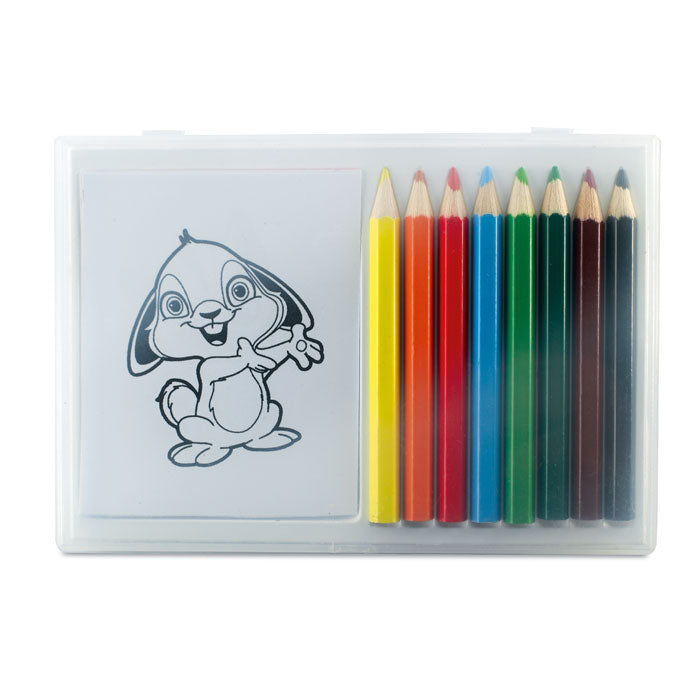 Branded Wooden pencil colouring set
