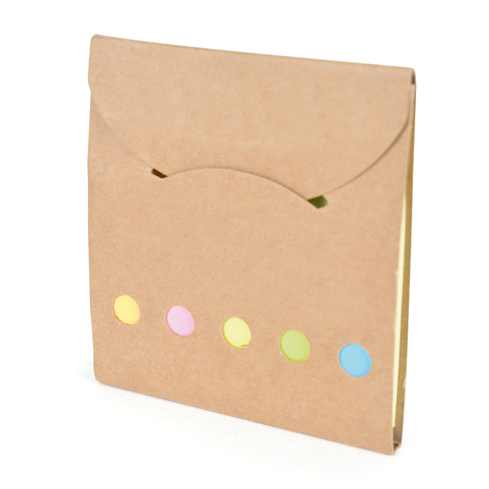 Branded Dunmore Card Cover Post It Notes and Post It Flags Booklet