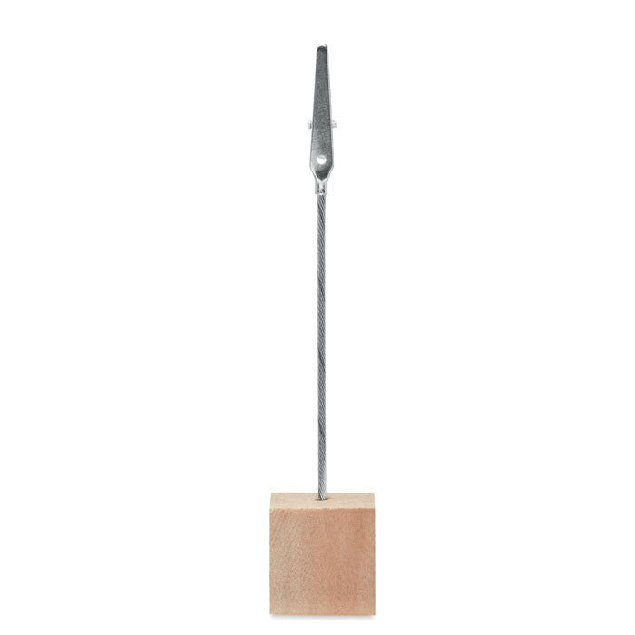 Branded Pine wooden clip holder