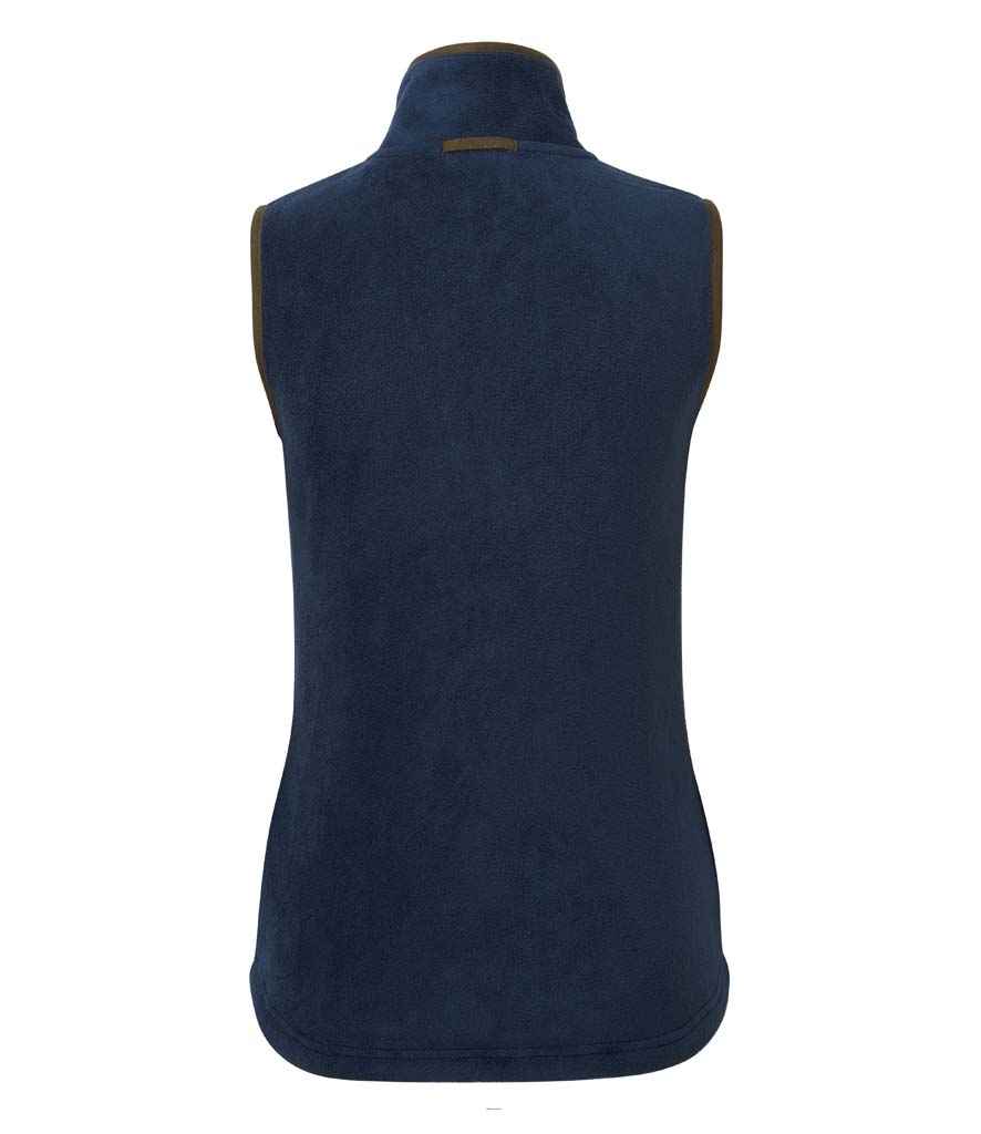 Premier Ladies Artisan Fleece Gilet Navy/Brown