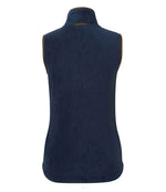 Premier Ladies Artisan Fleece Gilet Navy/Brown