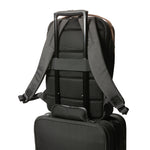 Branded Impact AWARE™ 300D two tone deluxe 15.6" laptop backpack