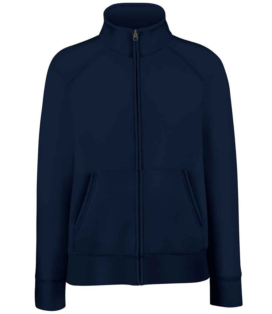Fruit of the Loom Premium Lady Fit Sweat Jacket Deep Navy
