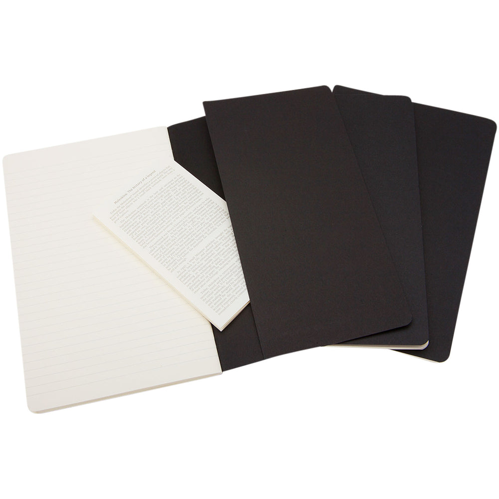 Moleskine Cahier Large Ruled Journal Black