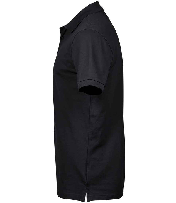 Tee Jays Luxury Stretch Piqué Polo Shirt Black