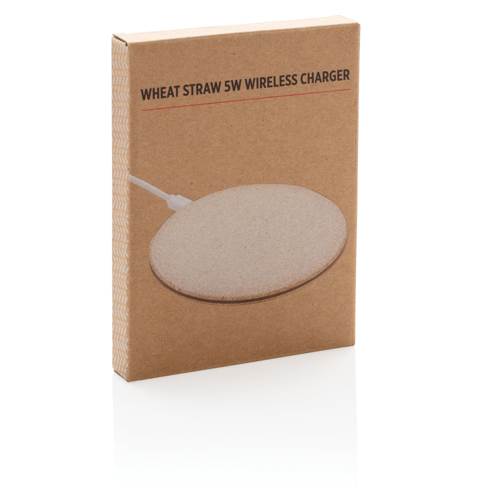 Branded 5W Wheat straw wireless charger