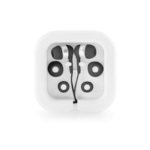 PRESLEY. Recycled ABS earphones with built-in microphone