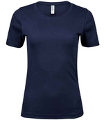 Tee Jays Ladies Interlock T-Shirt Navy