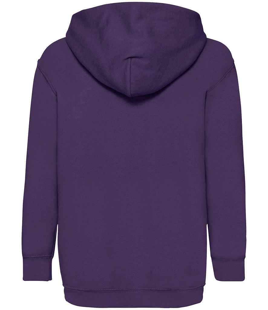 Fruit of the Loom Kids Classic Hooded Sweatshirt Purple