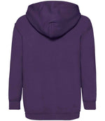 Fruit of the Loom Kids Classic Hooded Sweatshirt Purple