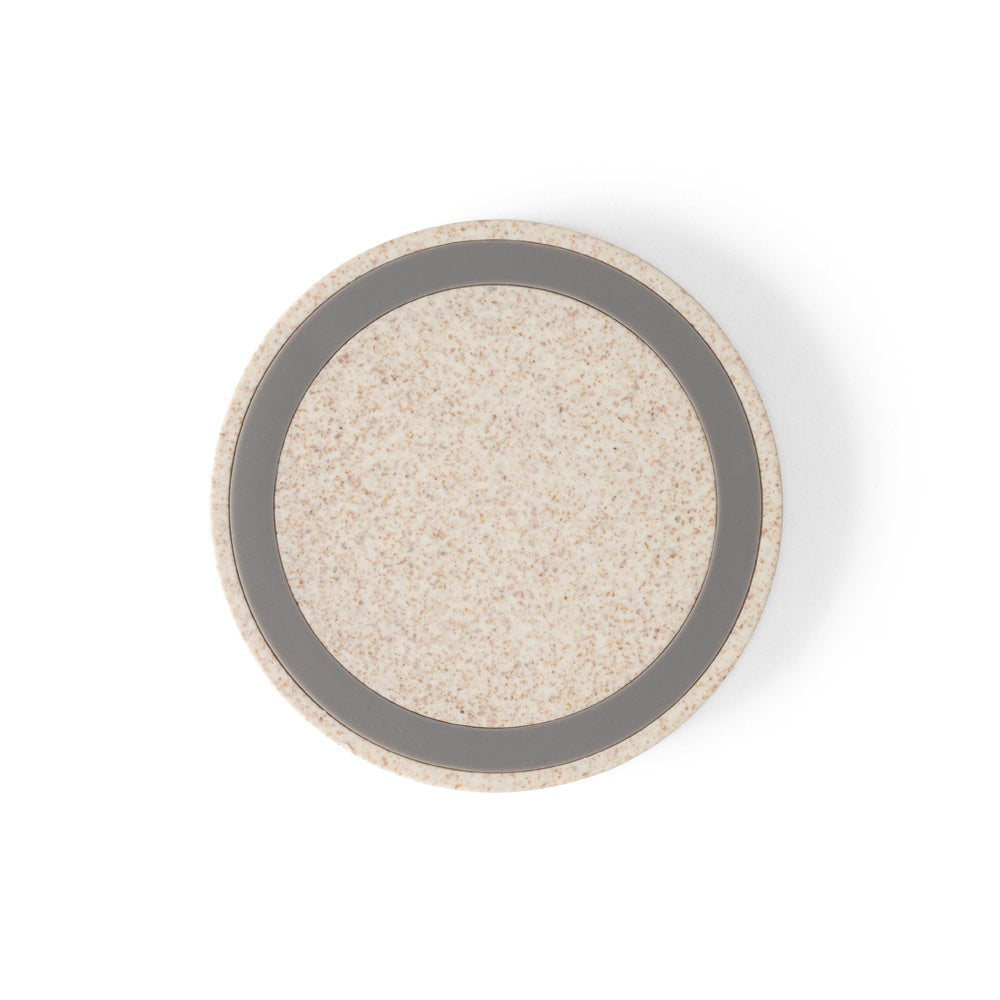CUVIER. Wireless charger in ABS and wheat straw fibre