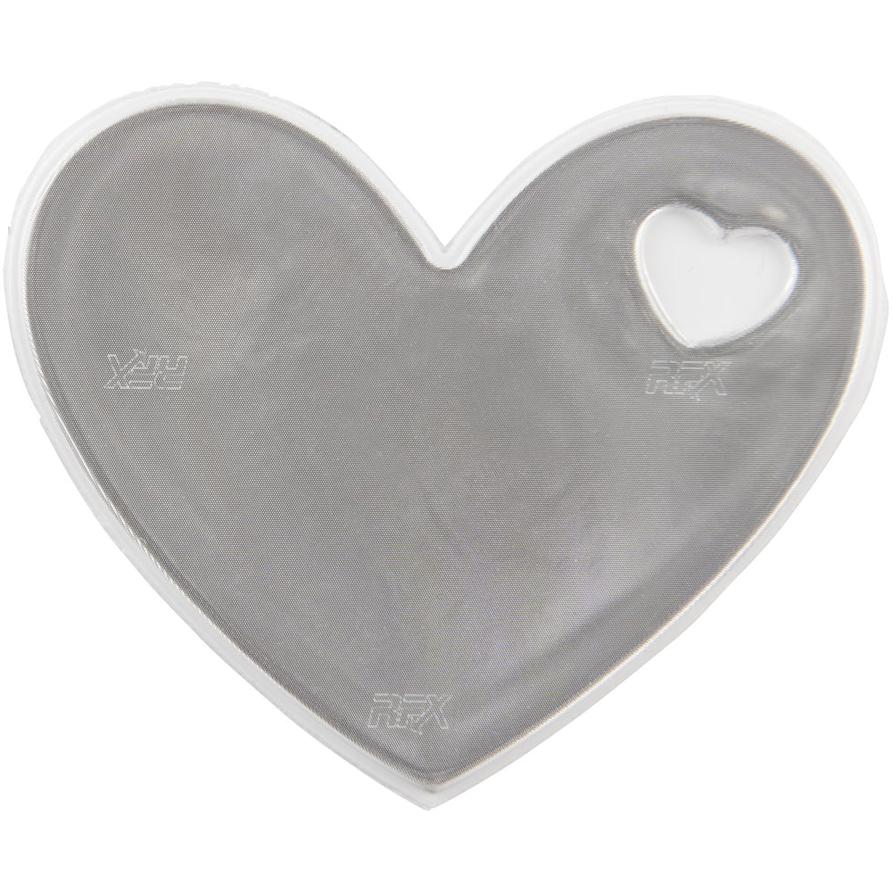 Branded RFX™ S-12 heart M reflective PVC sticker