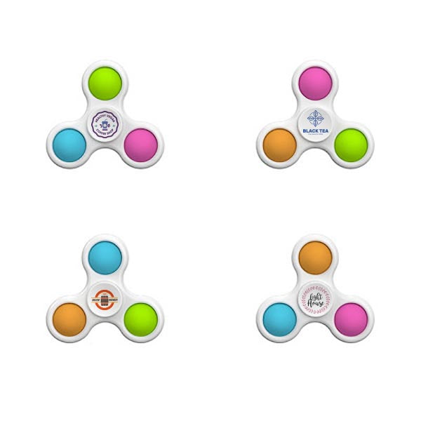 Pop It Fidget Triple Spinner