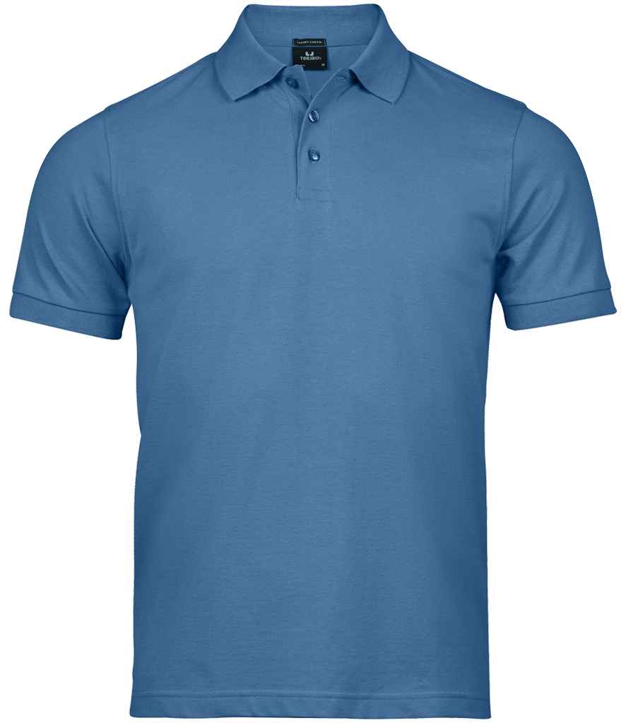 Tee Jays Luxury Stretch Piqué Polo Shirt Ocean Blue